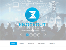 Tablet Screenshot of knockoutmedia.com